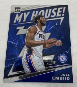 2019 Panini Donruss Optic MY HOUSE! Joel Embiid #4 - Picture 1 of 2