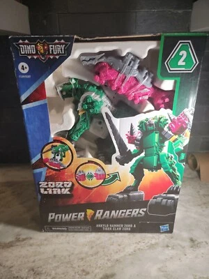 Nuevo Power Rangers Dino Fury Zord Link ANKYLO HAMMER ZORD & TIGER CLAW ZORD Foto 1 de 2