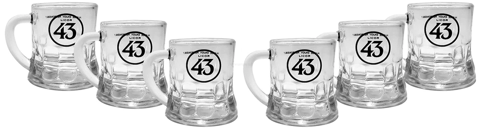 Licor 43 Cuarenta y Tres Gläser-Set - 6x Shotgläser 2cl Likör Liquor 43er - Bild 1 von 1