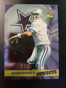 1996 Classic NFL Draft Troy Aikman  FOIL Card #6