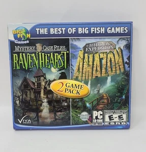 2011 Big Fish 2 Games Mystery Case Files Ravenhearst & Hidden Expedition Amazon - Picture 1 of 5