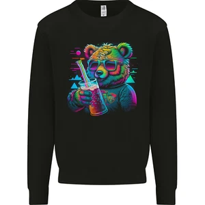 A Cool Bear Kids Sweatshirt Jumper - Picture 1 of 3