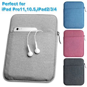 Tablet Sleeve Case Bag Pouch Cover For iPad 5 6 7 8 9 10th Gen Air Pro 11" 2024 - Picture 1 of 11