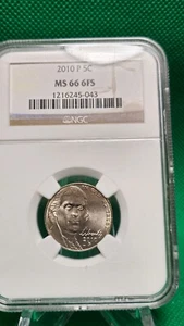 2010 P Jefferson Nickel MS 66 6FS FULL STEPS Sharp - Picture 1 of 6