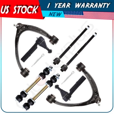 Para Chevrolet Avalanche 2007-2013 8 piezas brazo de control superior rótula extremo de varilla de amarre Foto 1 de 4