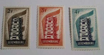 Luxemburgo Luxemburgo 1956 Juego Michel Nº 555-557 MNH. - Imagen 1 de 2