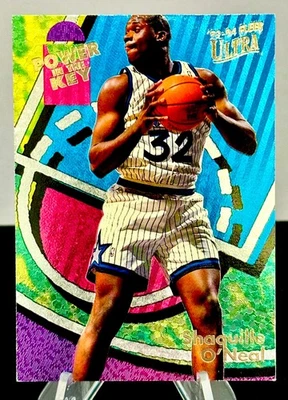 Shaquille O’Neal (Hof) 1993-94 Fleer Ultra Insert Power in the Key #7 ¡Mira! Foto 1 de 2