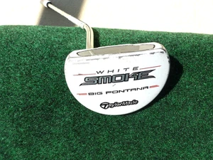 TaylorMade White Smoke Big Fontana Putter TaylorMade Steel Shaft New Grip LH 35" - Picture 1 of 7