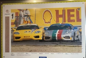'01 Ferrari N. Am. Challenge Racing #7 Dr. Stephen Earle - Fahrer, Seite/Poster - Bild 1 von 8