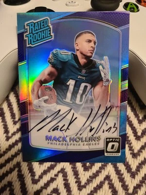 2017 Donruss Optic Rated Rookie on card Auto Blue  35/35 - Image 1 of 3