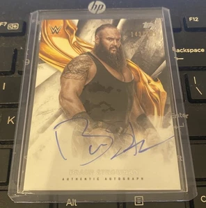 2019 Topps WWE Undisputed Auto /199 Braun Strowman Auto Autograph ON CARD - Picture 1 of 2