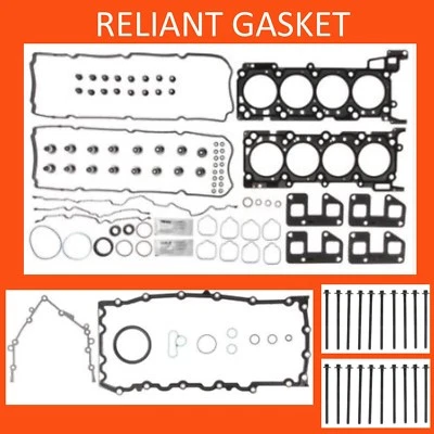 11-15 JUEGO DE JUNTAS COMPLETAS + PERNOS DE CABEZA PARA FORD F150 F250 S/D F350 S/D 6.2 MAHLE Foto 1 de 3