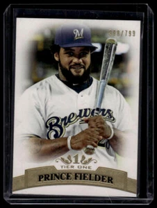 2011 Topps Tier One Prince Fielder #43 398/799 - Picture 1 of 2