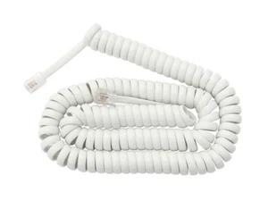 Neu 7 m lang RJ11 einziehbar 4-adrig ADSL Telefon Telefon Verlängerungskabel 982 - Bild 1 von 2