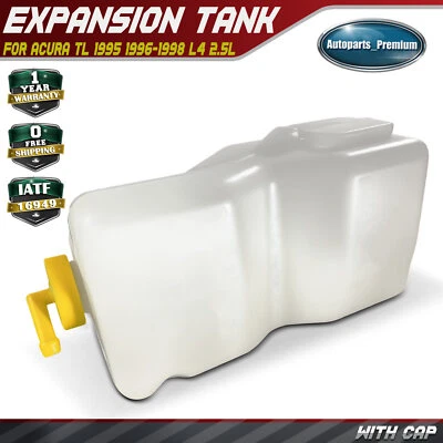 Tanque de expansión de depósito de refrigerante con tapa para Acura TL 1995 1996 1997 1998 L4 2,5 L Foto 1 de 4