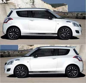 Fits Suzuki Side Stripe Graphics Vitara Jimmy Swift Any Model Decals - Bild 1 von 2