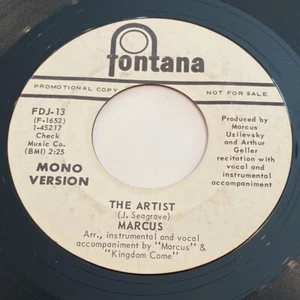 Marcus: The Artist (Mono) / (Stereo) 45 - Fontana - Folk Rock - Picture 1 of 2