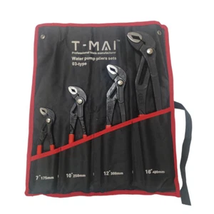 SET PINZE POLIGRIP REGOLABILI 4pz PAPPAGALLO 175-250-300-400mm T-MAI - Foto 1 di 2
