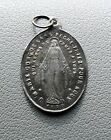 Silver Medal Of Virgin Mary And Christ As Child France 19Th Century