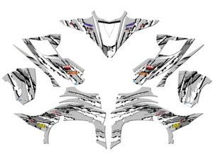 2014-2020 (YFZ 450R) YFZ 450 TRITURADORA Gris Senge Kit Gráficos Compatible con - Imagen 1 de 7
