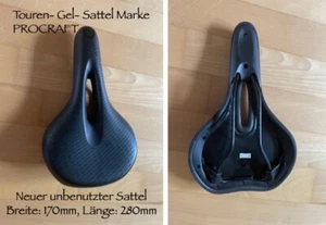 2 Stück Fahrrad Gelsattel + Lenkervorbau, neuwertig - Bild 1 von 3