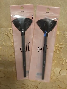 2-E.L.F.-COSMETICS-FAN MAKEUP BRUSH-#84004-DUST, WIPES & CONTOURS POWDERS-NEW! - Picture 1 of 7