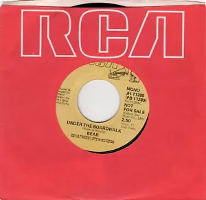 Bear – Under The Boardwalk 1978 RCA Promo Rock Mono Stereo VG+ - Picture 1 of 2