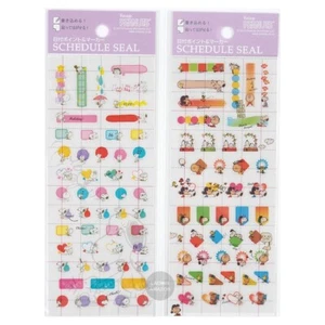 Peanuts Snoopy Repositionab Planner Clear Write On Stickers / Vintage / Set of 2 - Picture 1 of 4