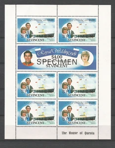 La Princesse Diana & Le Prince Charles feuillet non oblitéré MNH /T9834 - Foto 1 di 1