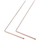 2PCS Pure Copper Dowsing rods 99.9% Copper Ghost hunters  Ghost Hunting