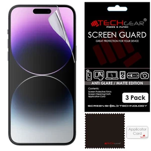 Pack de 3 Protectores de Pantalla TECHGEAR MATE ANTIDESLUMBRAMIENTO para iPhone 14 Pro Max 6.7" - Imagen 1 de 4