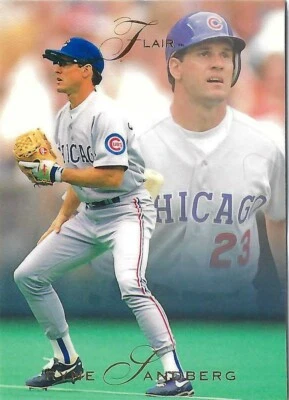 1993 Flair Ryne Sandberg -Chicago Cubs - Image 1 of 2