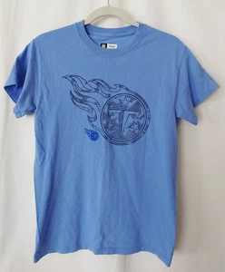 NFL Team Apparel Men's TN TITANS T-Shirt Short Sleeve Crew Blue Size Sm #15659 - Picture 1 of 4