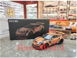 GT Spirit 1:18 Porsche 911 GT3RS Resin Diecast Model Car Gifts Collection Orange - Picture 1 of 17