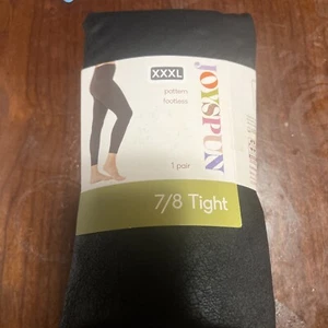 Joyspun Black 7/8 Side Pocket Leggings (Size 3XL) BRAND NEW W TAGS - Picture 1 of 2