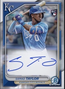 2024 Topps Bowman Auto Chrome Rookie RC Signature SAMAD TAYLOR Digital - Picture 1 of 1