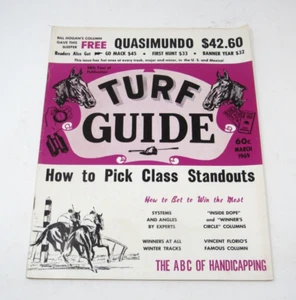 Turf Guide Magazine Horse Racing Quasimundo Picking Standouts Handicapping 1969 - Picture 1 of 9