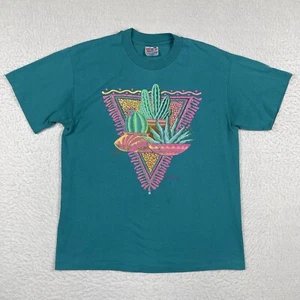 Sedona Arizona Shirt Womens Large Vintage USA Cactus Succulent Garden Plant Lady - Picture 1 of 16