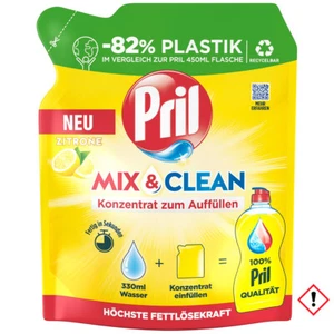 Pril Mix Clean Zitrone Konzentrat zum Auffüllen 120ml - Bild 1 von 1