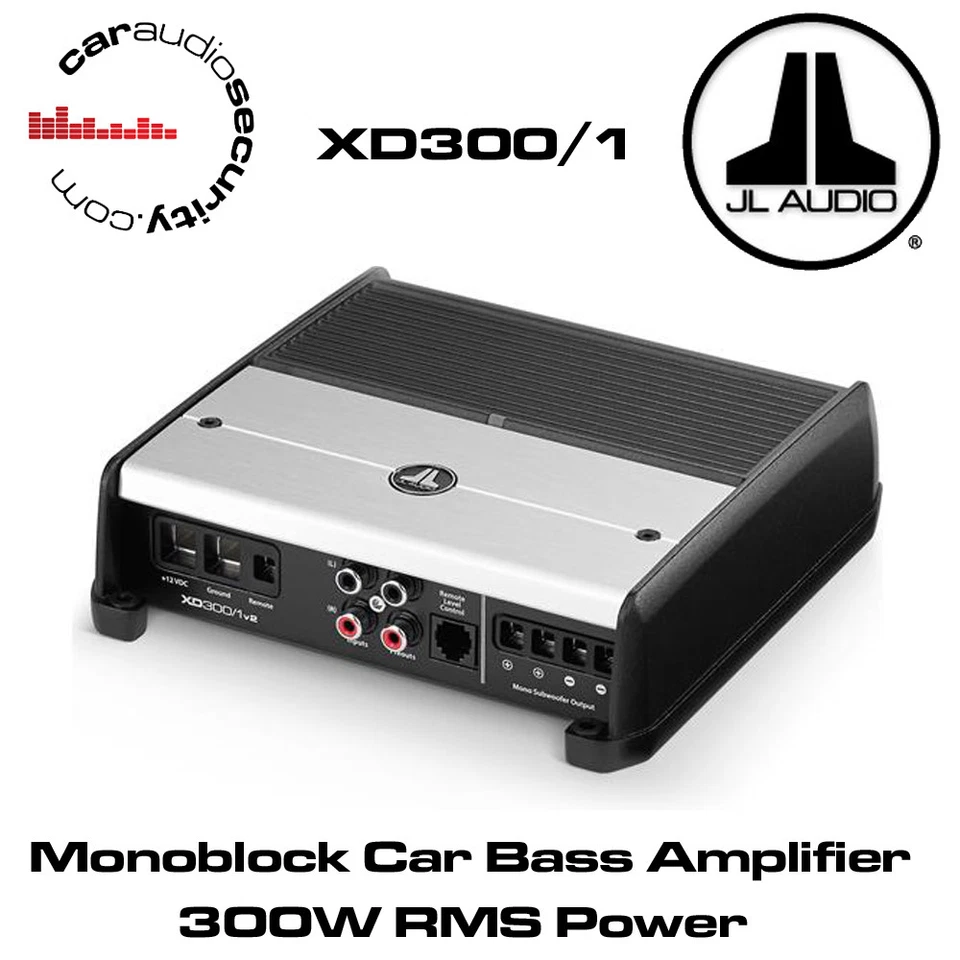 JL Audio XD300/1v2 Monoblock Amp Class D 300 Watt Car Amplifier JL XD300.1V2 - Image 1 of 1