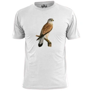 Camiseta de dibujo de cernícalo común para hombre pájaro de presa - Imagen 1 de 2