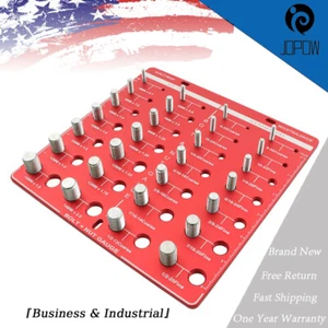 Nut and Bolt Thread Checker 28 Thread Identifier 14 Metric & 14 Standard Size - Picture 1 of 10