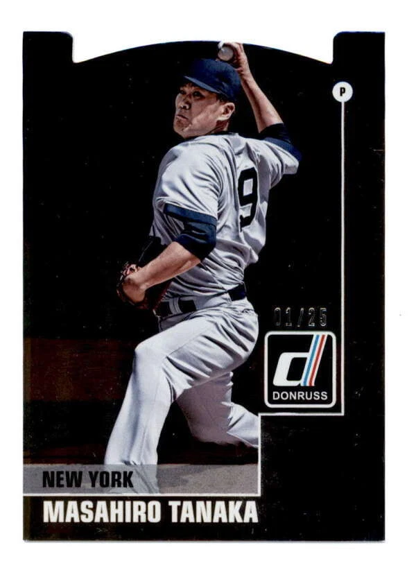 МАСАХИРО ТАНАКА 2015 DONRUSS #26 НИЖНИЙ ЗАРЕЗЕРВИРОВАННЫЙ ШТАМПОВАННЫЙ ПАРАЛЛЕЛЬНЫЙ #01/25 BF1879 - Изображение 1 из 1