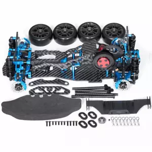 1:10 RC Sakura D5 Mini+MR RC Flat Road Drift Car Aleación Fibra de Carbono Chasis Kit - Imagen 1 de 10