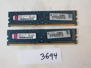 Kingston 2x2Gb=4Gb PC3-10600 1333Mhz DDR3 Desktop Memory RAM (3694) - Picture 1 of 2