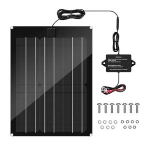 Solar Battery Charger Maintainer  15W  Kit for Dump Trailer Built-In