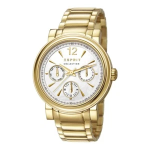 Esprit Collection Damen Uhr Armbanduhr Penia Edelstahl Gold EL102032F06-1 - Bild 1 von 2