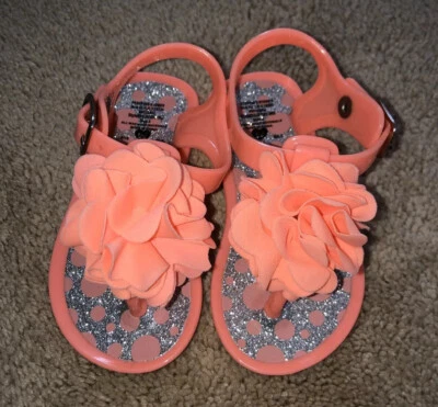 Sandalias Stepping Stones naranja para niñas 4 Foto 1 de 4