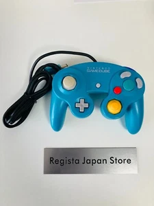 Nintendo GameCube Controller Official Emerald Green Blue Tested DOL-003 Japan - Picture 1 of 6
