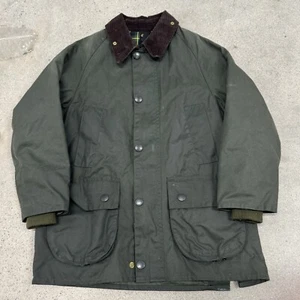 Barbour Bedale Giacca Cera Bambino Taglia XL Oliva - Foto 1 di 8